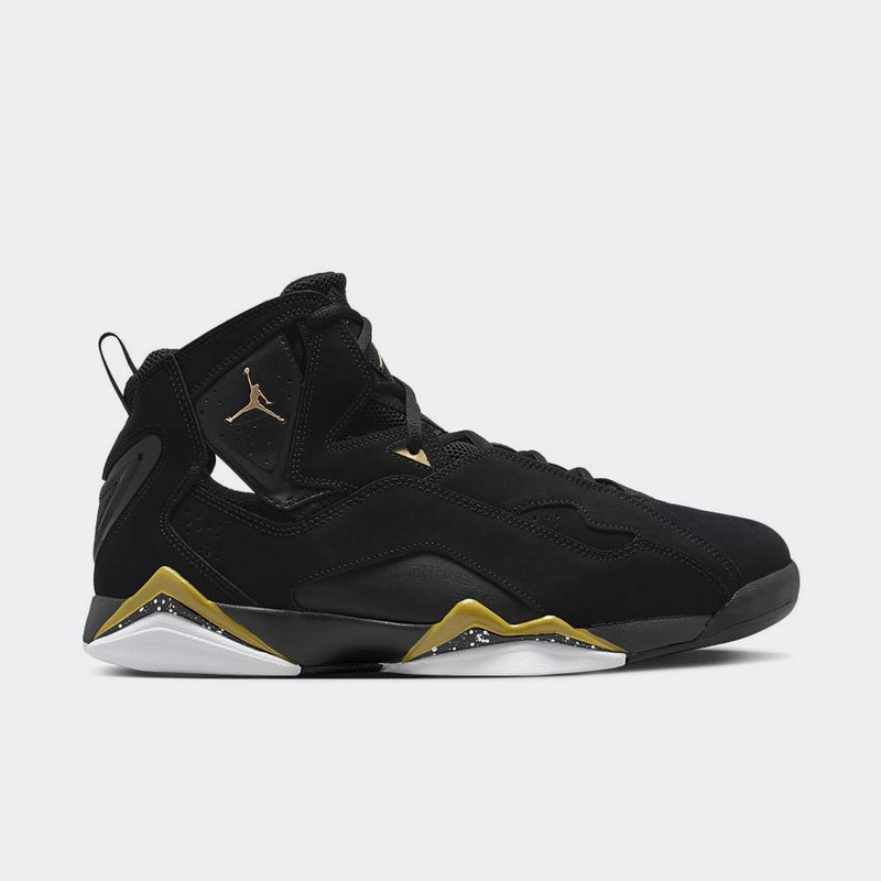 Jordan True Flight Black Metallic Gold 342964 072 Grailify